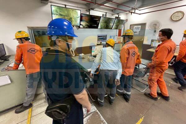 Visiting steel making