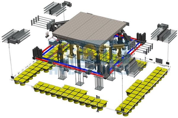 8m x 8m shaking table 8m x 8m shaking table