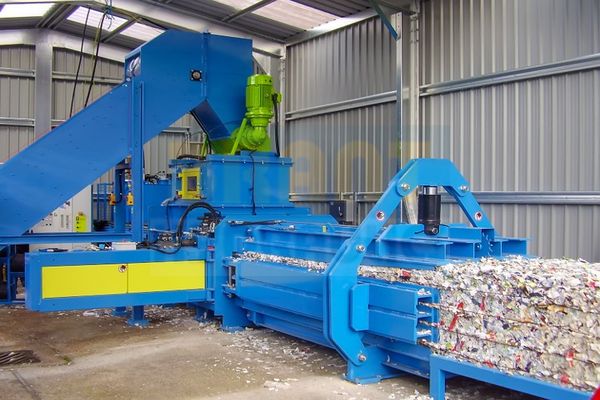 Cylinder for baler press