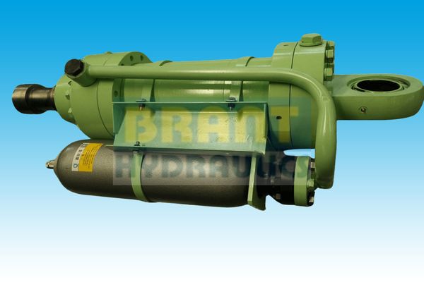 cylinder with accumulator for cement application cylinder with accumulator for cement application