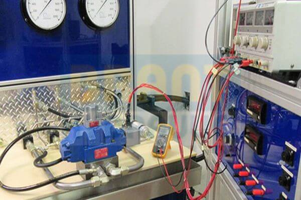 servo valve testing