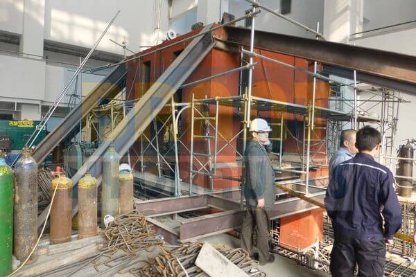 test equipment after welding and machining test equipment after welding and machining